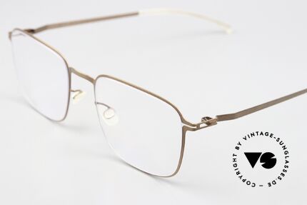 Mykita Iver Eckige Brille Shiny Copper, wohlbekannte Spitzenqualität; handmade in Germany, Passend für Herren und Damen
