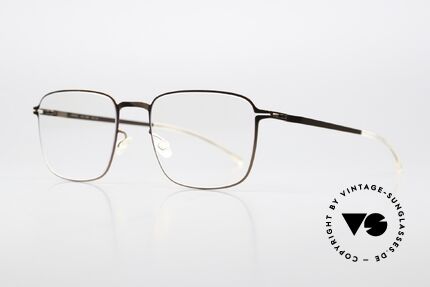 Mykita Iver Eckige Brille Shiny Copper, Farbe 252 "Shiny Copper"; von 2013-2014 produziert, Passend für Herren und Damen