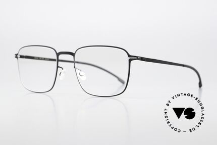 Mykita Iver Brille Eckig Schwarz Metall, c. 002 "schwarz"; von 2013-2014 in Berlin produziert, Passend für Herren und Damen
