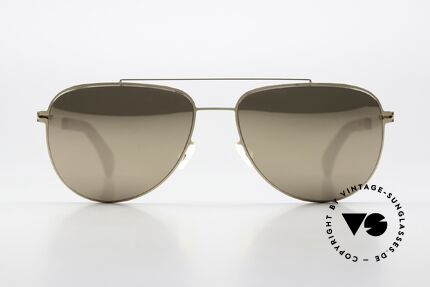 Mykita Mylon Leaf Gold Verspiegelte Gläser, Gr. 54-15, GOLD-verspiegelte Gläser, color 307, Passend für Herren und Damen