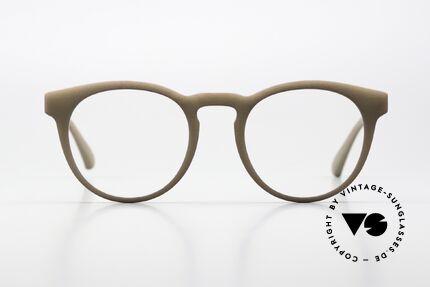 Mykita Mylon Pow Edle Pantobrille Unisex Braun, großes Panto-Design, Größe 50-19, Color 327, Passend für Herren und Damen