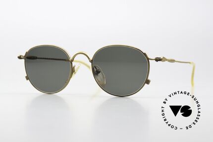 Jean Paul Gaultier 55-2172 90er Brille Made In Japan, filigrane vintage Sonnenbrille von J.P. Gaultier, Passend für Herren und Damen