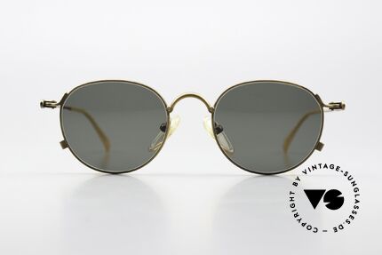 Jean Paul Gaultier 55-2172 90er Brille Made In Japan, sehr dekorative, gedrehte Bügel (wie ein Tau), Passend für Herren und Damen
