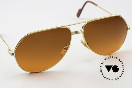 Cartier Vendome LC - L 80er Brille Promi Modell, toller Farbverlauf wie ein Sonnenuntergang / Abendrot, Passend für Herren und Damen