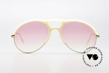Bugatti 64936 Elfenbein Optik 70er Brille, kunstvolle Elfenbein-Optik (Original aus den 70ern), Passend für Herren