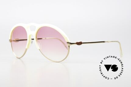 Bugatti 64936 Elfenbein Optik 70er Brille, kostbare RARITÄT und ein absolutes Sammlerstück!, Passend für Herren