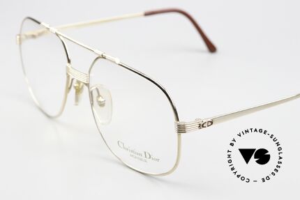 Christian Dior 2487 Vergoldete 80er Monsieur Serie, 22kt hartvergoldet, monumental (muss Man(n) fühlen), Passend für Herren