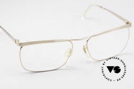 Rodenstock Locarno 1/20 12k Gold-Doublé Brille, ungetragenes Exemplar in einer S bis M Größe, Passend für Herren