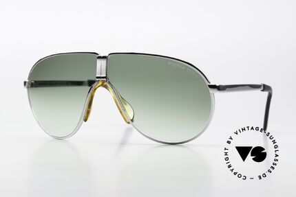 Porsche 5622 Luxus Faltsonnenbrille 80er, praktische Porsche Carrera Faltbrille der 1980er Jahre, Passend für Herren