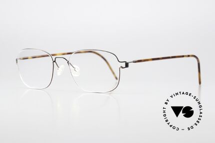 Lindberg Mars Air Titan Rim Titaniumbrille In 50mm, so zeitlos, stilvoll und innovativ = Prädikat "VINTAGE", Passend für Herren und Damen