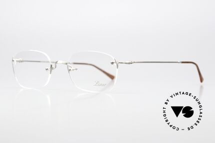 Lunor Classic Anatomic Vintage Brille Randlos Unisex, zeitlose, randlose Brillenfassung für Damen & Herren, Passend für Herren und Damen