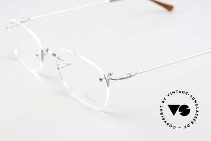 Lunor Classic Anatomic Vintage Brille Randlos Unisex, Glasform- & Glasgröße sind ggf. vom Optiker änderbar, Passend für Herren und Damen