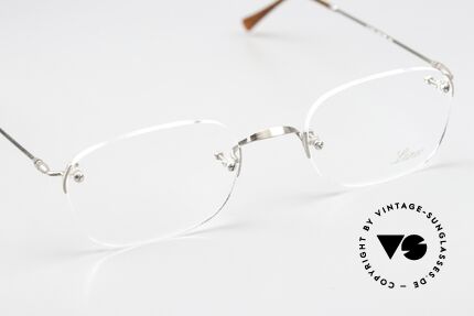 Lunor Classic Anatomic Vintage Brille Randlos Unisex, damit passend für jedermann (mit anatomischem Steg), Passend für Herren und Damen