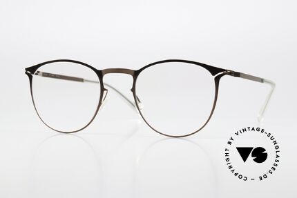 Mykita Malte Pantobrille Shiny Copper, Mykita Brille, Modell MALTE, Größe 48-22, col 252, Passend für Herren und Damen
