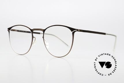 Mykita Malte Pantobrille Shiny Copper, color 252 = 'Shiny Copper' (Damen- u. Herrenbrille), Passend für Herren und Damen