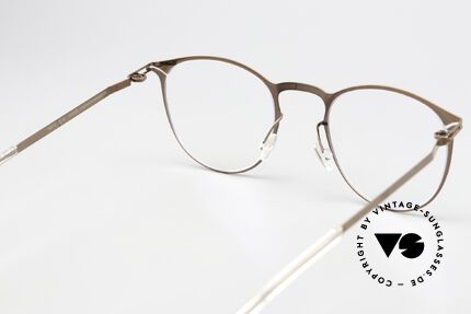 Mykita Malte Pantobrille Shiny Copper, genial flexible Brillenfassung: eine Größe passt allen, Passend für Herren und Damen