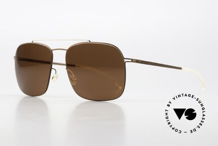Mykita Rasmus Sonnenbrille Herren Copper, col. 171: Copper Brown Metallic, Herrensonnenbrille, Passend für Herren