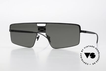 Mykita Mylon Soy Black Pitch Black Dark Grey Details