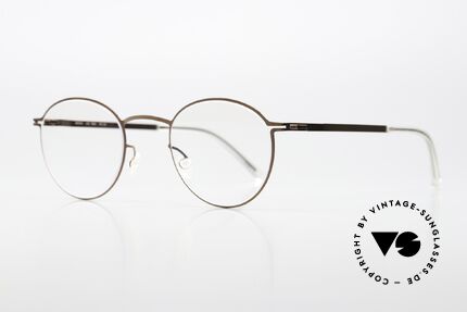 Mykita Tona Pantobrille Klein Rund, color 252 "Shiny Copper" (Brille für Damen & Herren), Passend für Herren und Damen