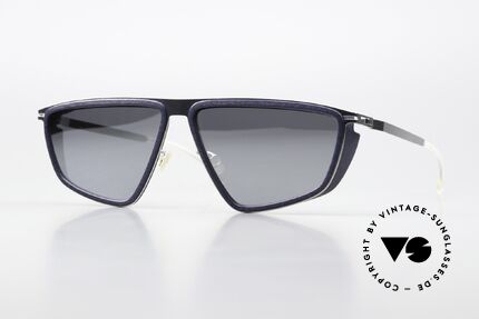Mykita Mylon Tribe Silber Verspiegelt Navy Blue, XL Mykita Mylon HYBRID Sonnenbrille; TRIBE, Passend für Herren und Damen