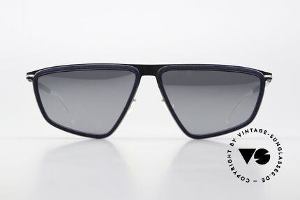 Mykita Mylon Tribe Silber Verspiegelt Navy Blue, Größe 61-13, silber verspiegelte Gläser, c. 309, Passend für Herren und Damen
