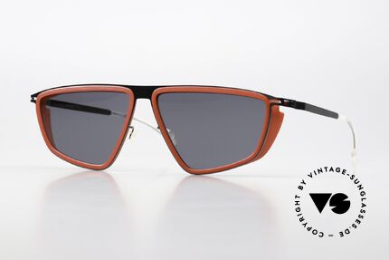 Mykita Mylon Tribe Crimson Red Shiny Graphite, XL Mykita Mylon HYBRID Sonnenbrille; TRIBE, Passend für Herren und Damen