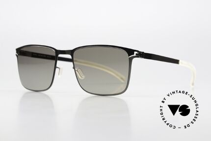Mykita Yanir Polarisierende Sonnenbrille, "Shiny Graphite" mit polarisierenden Sonnengläsern, Passend für Herren