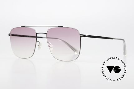 Mykita Yuuto Lessrim Sonnenbrille 2017, Farbcode 232: Shiny Graphite / Jelly Pink Gradient, Passend für Herren
