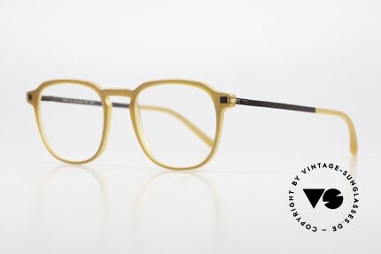 Mykita Pal Klassische Brille Panto Eckig, Azetat-Front mit charakteristischen Mykita-Bügeln!, Passend für Herren und Damen