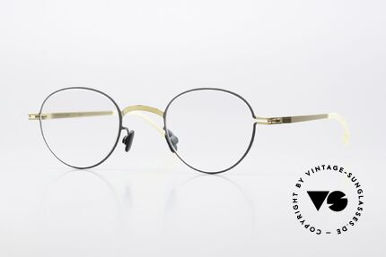 Mykita Birger 2015 Lite Series Gold Basalt Details