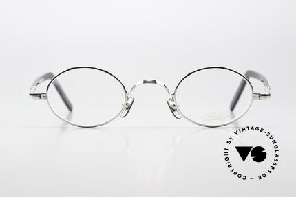 Lunor VA 101 Kleine Ovale Vintage Brille, kleine ovale Lunor Brillenfassung, made in Germany, Passend für Herren und Damen