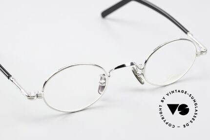 Lunor VA 101 Kleine Ovale Vintage Brille, Nasenpads aus reinem Titan; in SMALL Größe 40/23, Passend für Herren und Damen