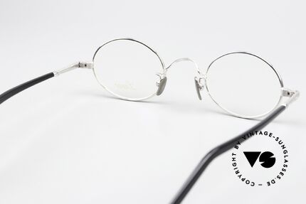 Lunor VA 100 Ovale Brille Platin Plattiert, ungetragen (wie alle unsere Lunor Brillenklassiker), Passend für Herren und Damen