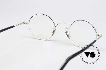 Lunor VA 110 Runde Unisexbrille Platin, ungetragen (wie alle unsere Lunor Brillen-Klassiker), Passend für Herren und Damen