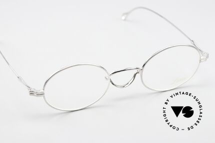 Lunor Swing 33 Oval Ovale Brille Schaukelsteg, ungetragen (wie alle unseren alten Lunor Klassiker), Passend für Herren und Damen