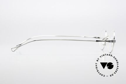 Lunor Swing 33 Oval Ovale Brille Schaukelsteg, ein ca. 20 Jahres altes Original (KEINE Retrobrille), Passend für Herren und Damen