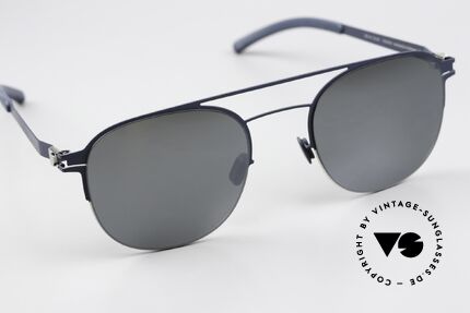 Mykita Park Silver Navy Light Silver Flash, ungetragenes Modell mit original Mykita Verpackung, Passend für Herren und Damen