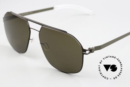 Mykita Selleck Mocca Camou Green Brown, wohlbekannte Spitzenqualität; handmade in Germany, Passend für Herren und Damen