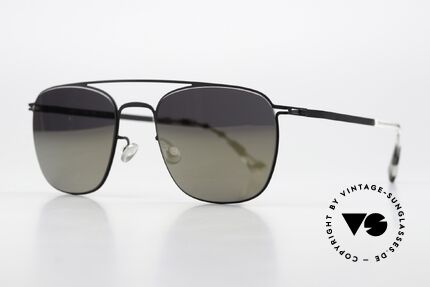 Mykita Torge Verspiegelte Sonnengläser, Farbe 002: schwarz, mit verspiegelten Sonnengläsern, Passend für Herren und Damen