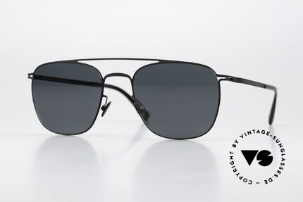 Mykita Torge Klassische Brille In Schwarz, Mykita Sonnenbrille, Mod. Torge, Gr. 51-19, col. 002, Passend für Herren und Damen