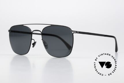 Mykita Torge Klassische Brille In Schwarz, col. 002: schwarz, mit polarisierenden Sonnengläsern, Passend für Herren und Damen
