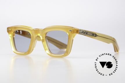 Jacques Marie Mage Leclair Designerbrille Panto Eckig, Panto-Sonnenbrille, Farbe: Saffron, in Größe 45-26, Passend für Herren