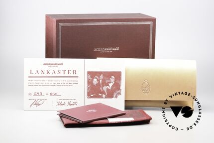 Jacques Marie Mage Lankaster Connoisseur Sonnenbrille, Größe: large, Passend für Herren
