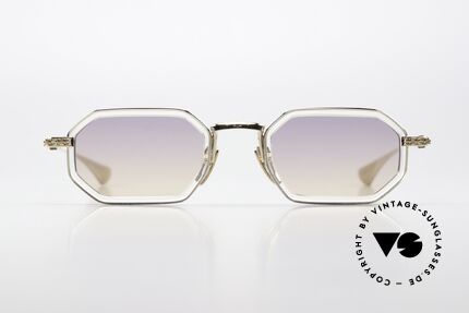 Chrome Hearts Stylida Luxus-Sonnenbrille Achteckig, kristall & 18kt vergoldet (CRYSTAL/GLD), Passend für Herren und Damen