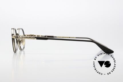 Chrome Hearts Tatters Luxusbrille Achteckig Gold, orig. Chrome Hearts DEMOgläser, Gr. 45-23, Passend für Herren und Damen