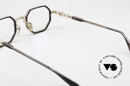 Chrome Hearts Tatters Luxusbrille Achteckig Gold, Größe: small, Passend für Herren und Damen