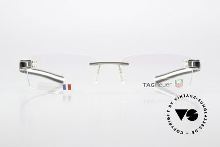 Tag Heuer 7643 Fold Avantgarde Brille Randlos, Tag Heuer Brille TH 7643, color 003, Gr. 54-18, Passend für Herren