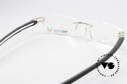 Tag Heuer 7643 Fold Avantgarde Brille Randlos, KEINE Retrobrille, sondern ein Original von 2006, Passend für Herren