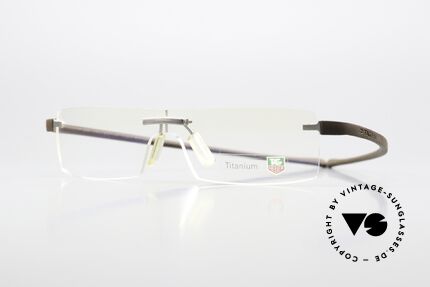 Tag Heuer 3502 Reflex Randlose Sport Luxusbrille, Tag Heuer Brille TH 3502, color 002; Gr. 59-00, Passend für Herren