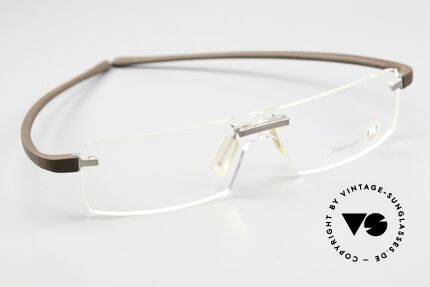 Tag Heuer 3502 Reflex Randlose Sport Luxusbrille, mit Panorama-Gläsern (wirken wie eine Scheibe), Passend für Herren